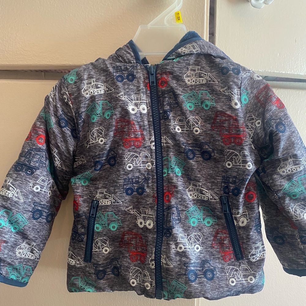 Kids Construction Print Jacket